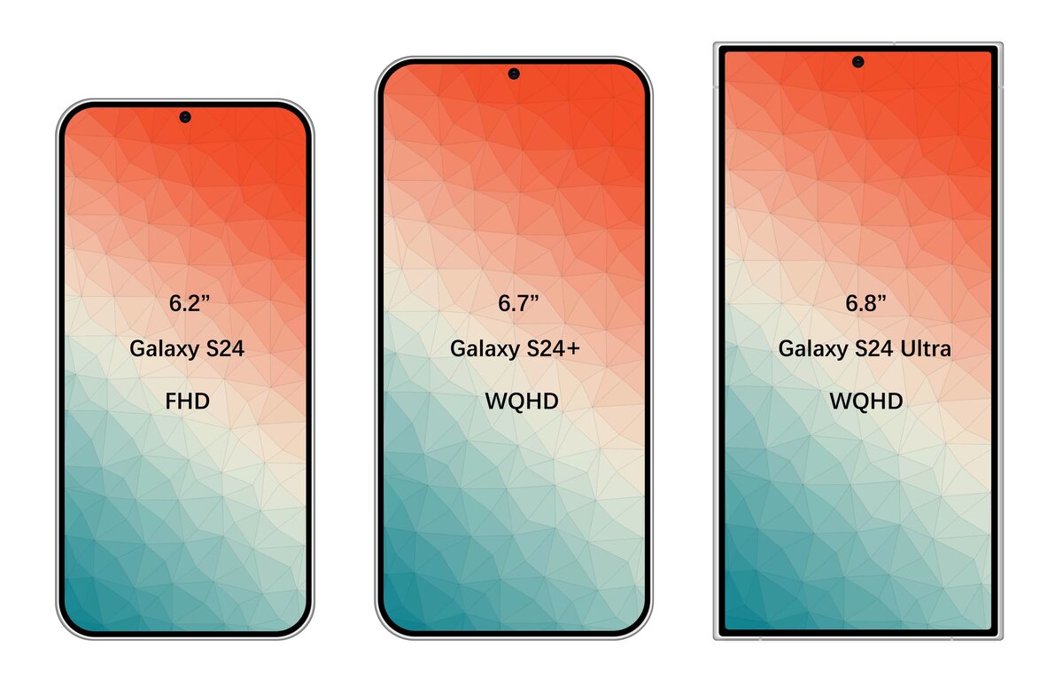 Слух: Samsung увеличит размер дисплея Galaxy S24 и S24+ | 4pda.to | Дзен