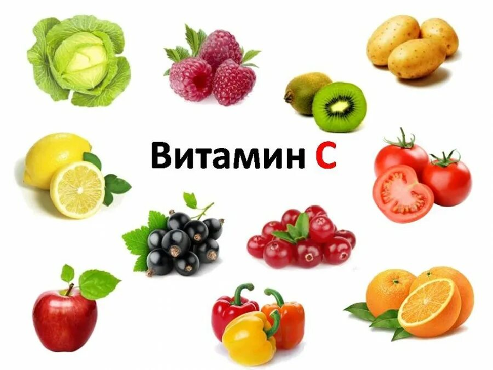 Витамин с в продуктах питания проект