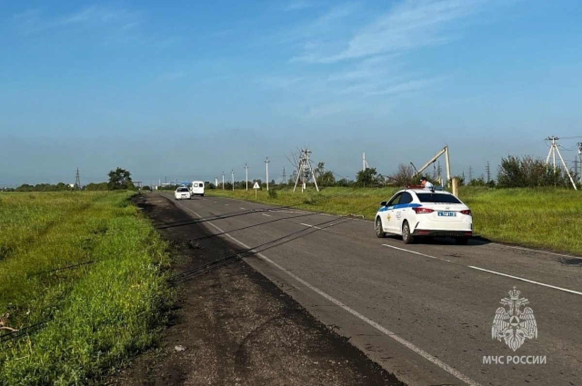    В Хакасии разгул стихии привёл к отключению электричества