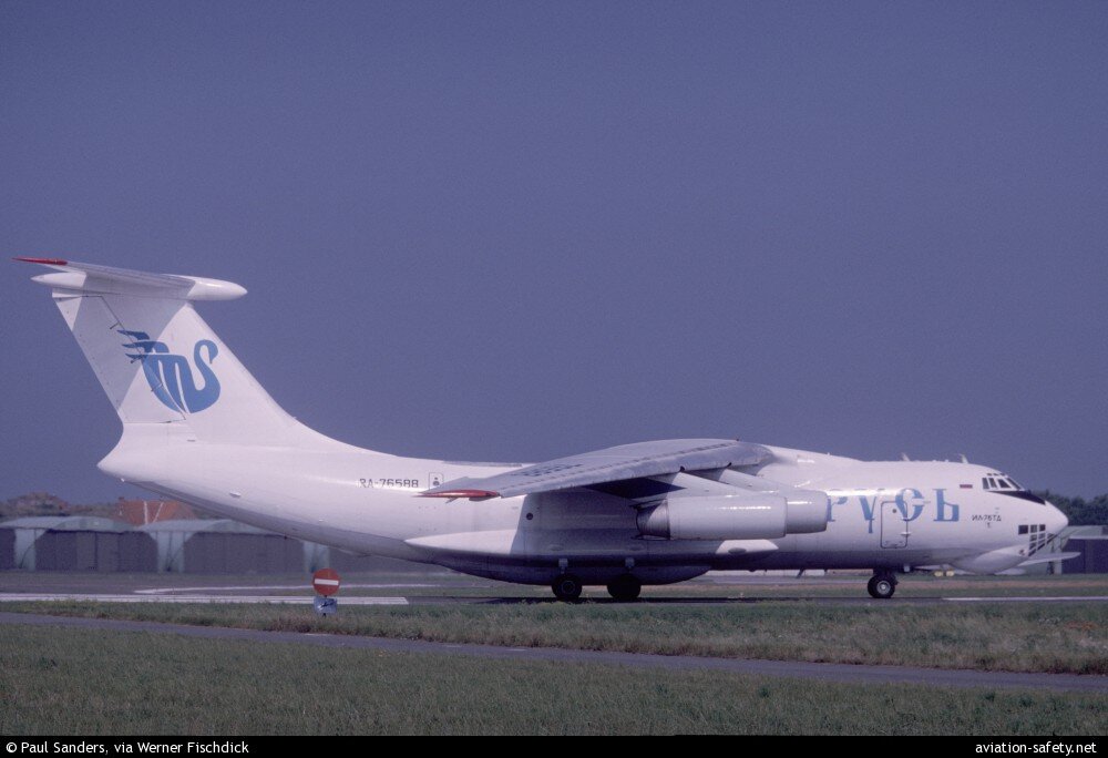 Погибший борт ИЛ-76ТД, RA-76588. Фотография с сайта aviation-safety.net