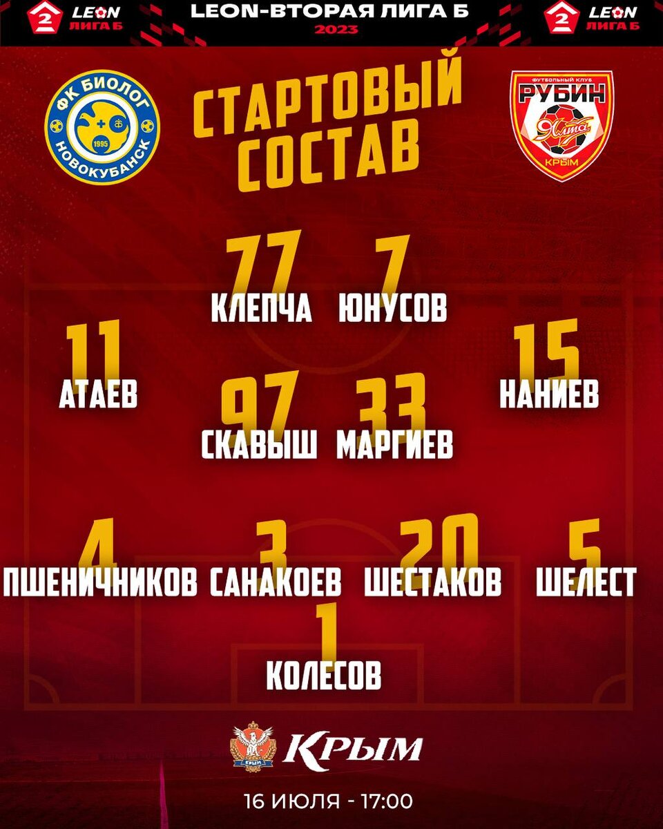 Состав Рубина