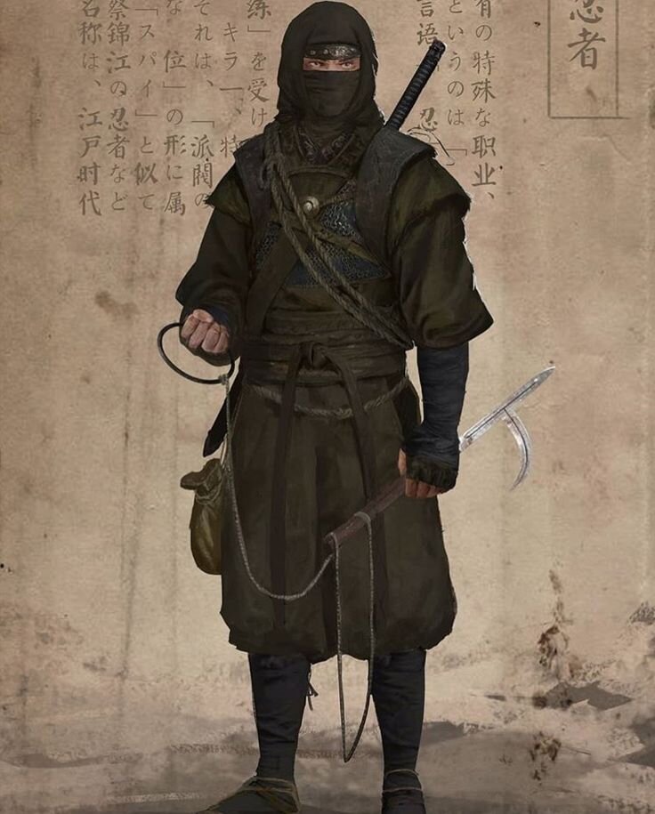 Фото из открытых источников. Фотоколлаж, Шиноби