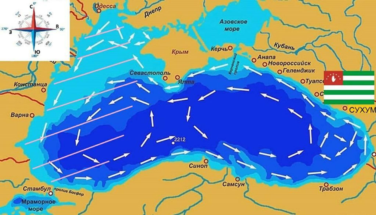 Дно черного моря без воды