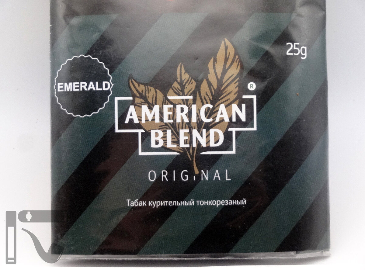 Табак American Blend Original Emerald. Фото: © канал "Уголок Курильщика"