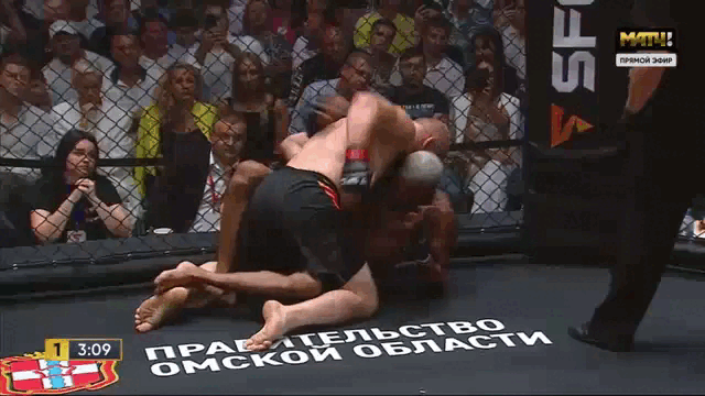 .Шлеменко гильотинирует бразильца 