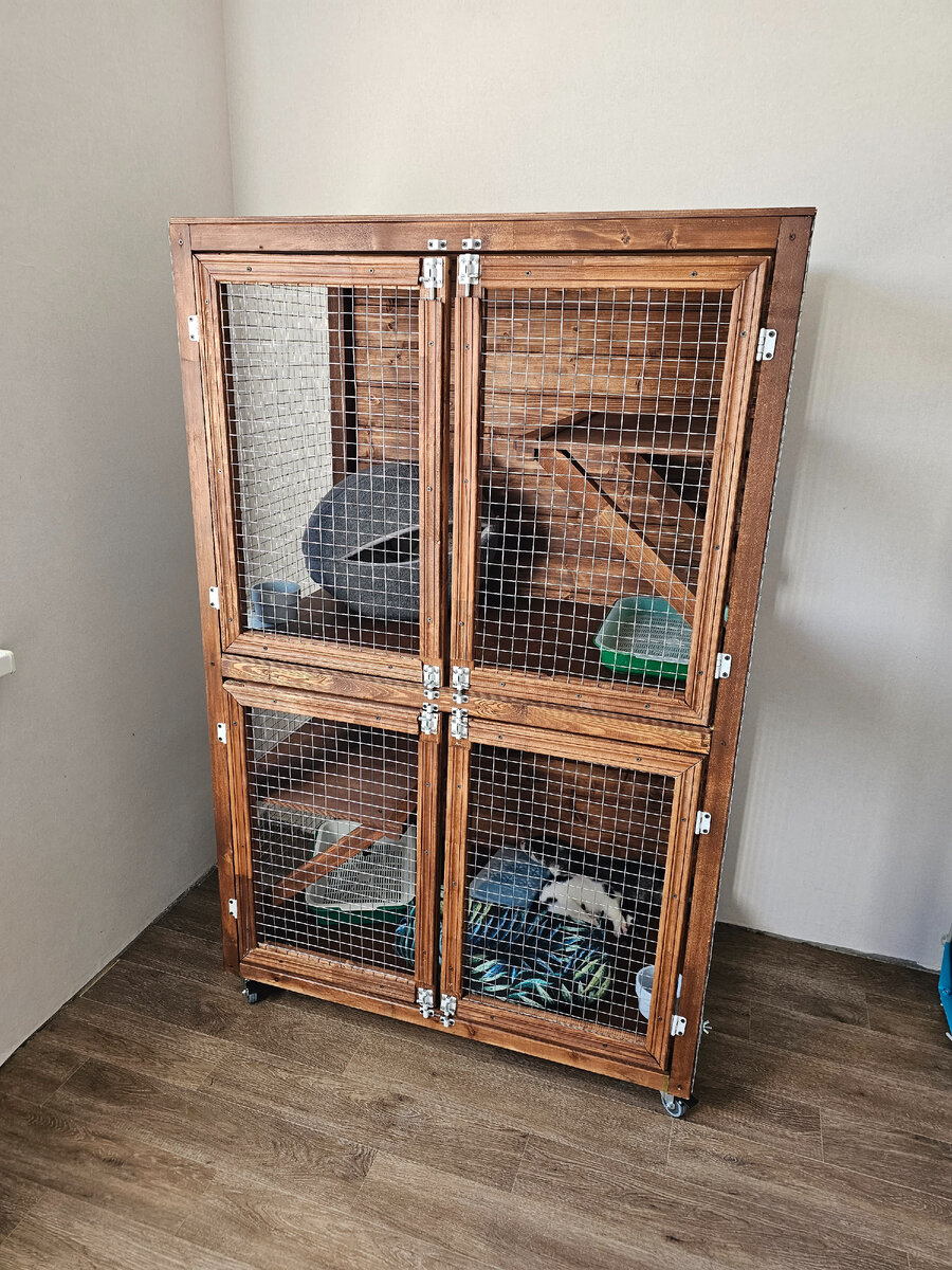 Клетка для норок Шелки и Лёли 