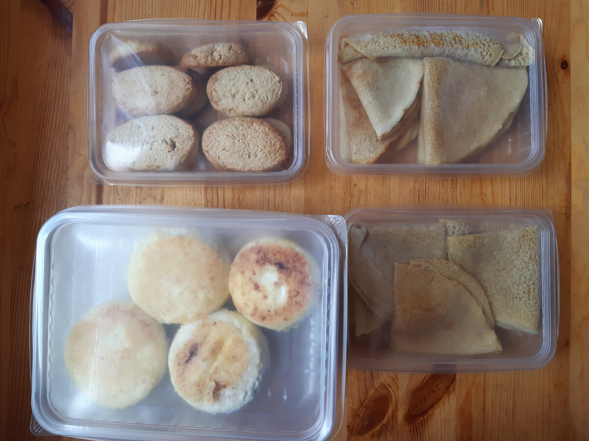 меню на завтрак