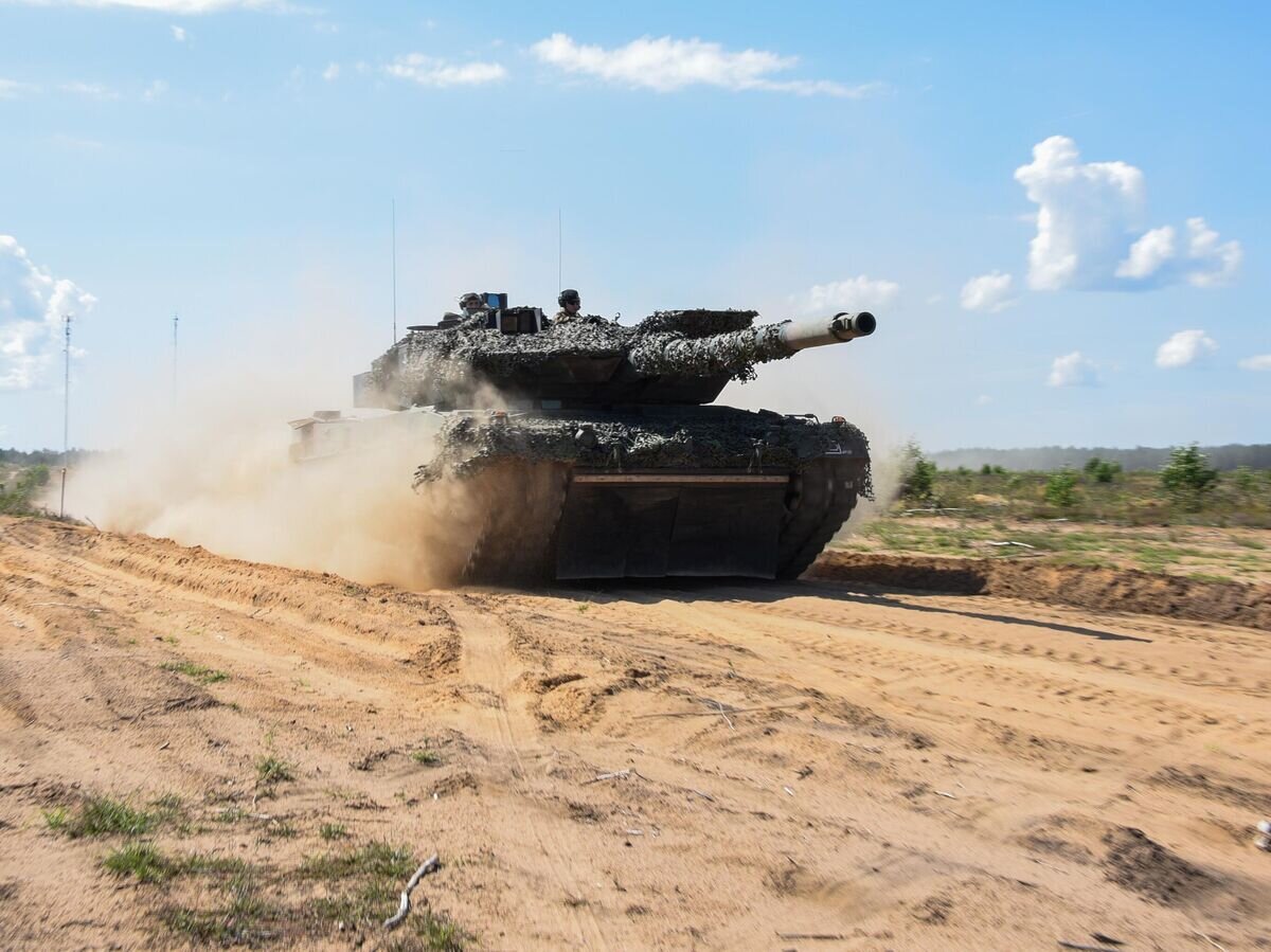    Основной немецкий танк Leopard 2© Фото : U.S. Army / Markus Rauchenberger