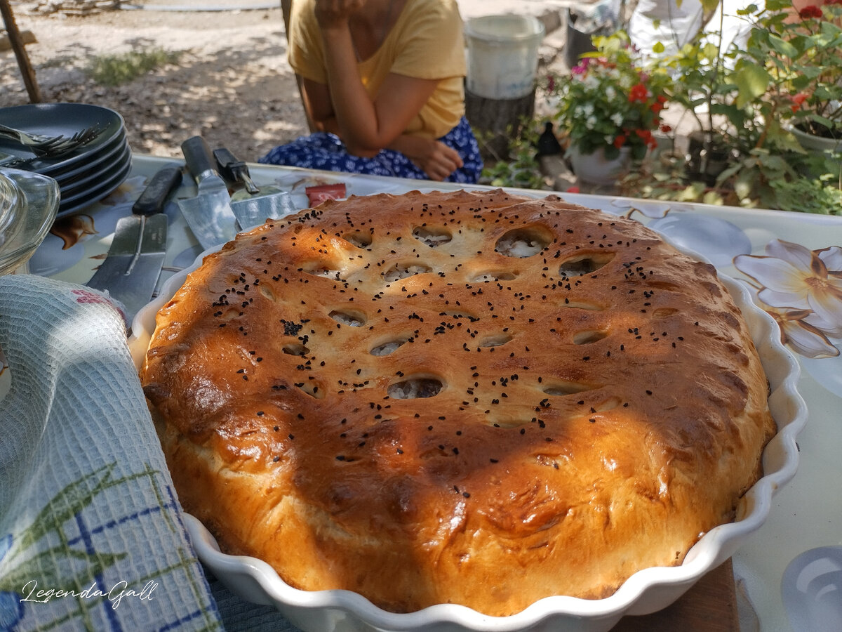 Вот такими пирогами нас угощали