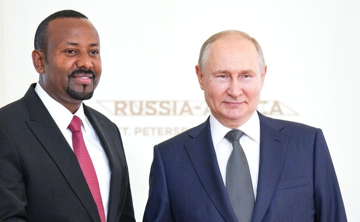 Встреча Владимира Путина и премьера Эфиопии Абий Ахмеда