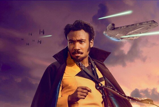    Актер Дональд Гловер в роли Лэндо Калриссиана