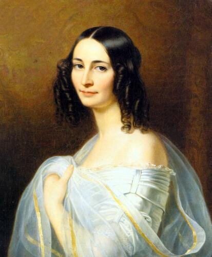 Эрнестина Тютчева, Художник Ф.Дюрк, 1840. wikipedia.org