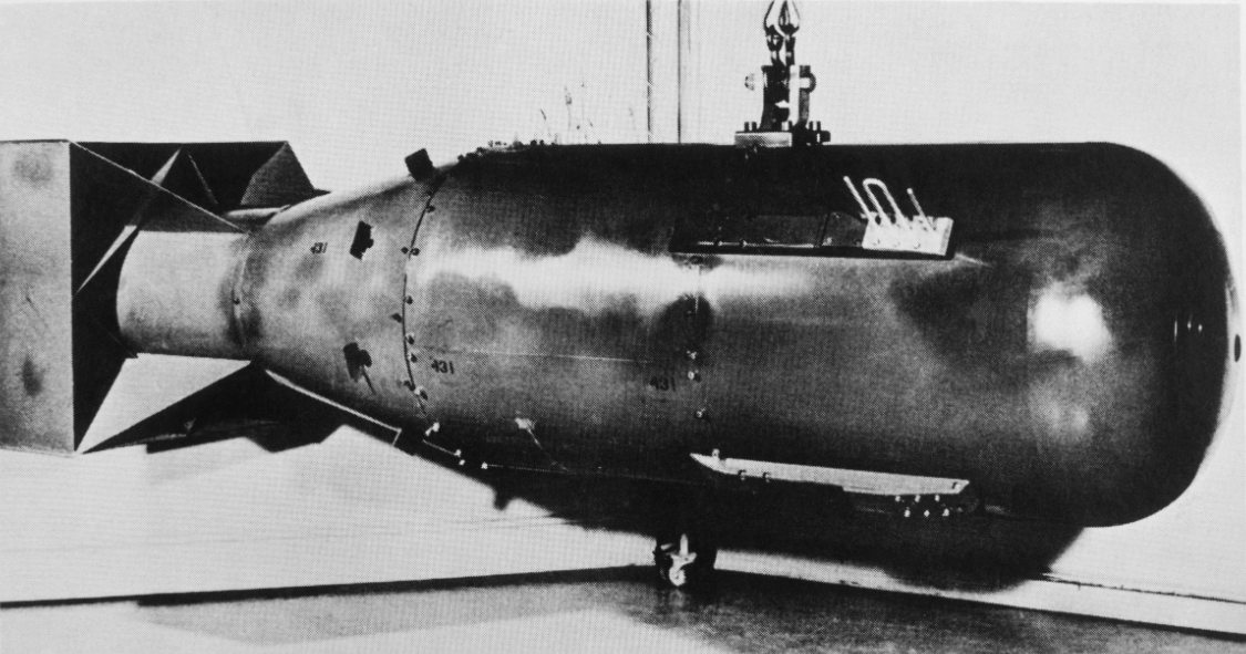    Атомная бомба «Малыш», сброшенная на Хиросиму