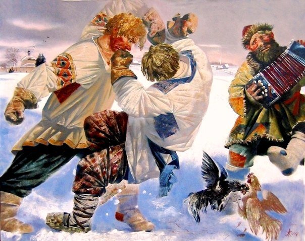 Кулачный бой - удаль молодецкая