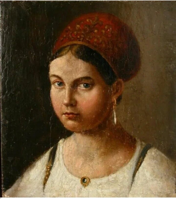 Портрет крепостной крестьянки XlX века, из интернета.