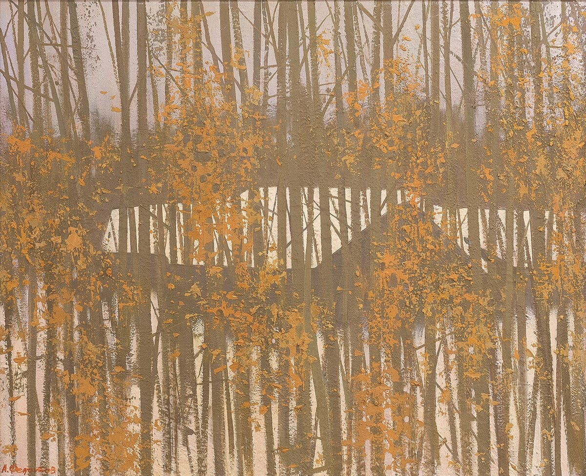 Возвращение. 2005. Оргалит, масло.
