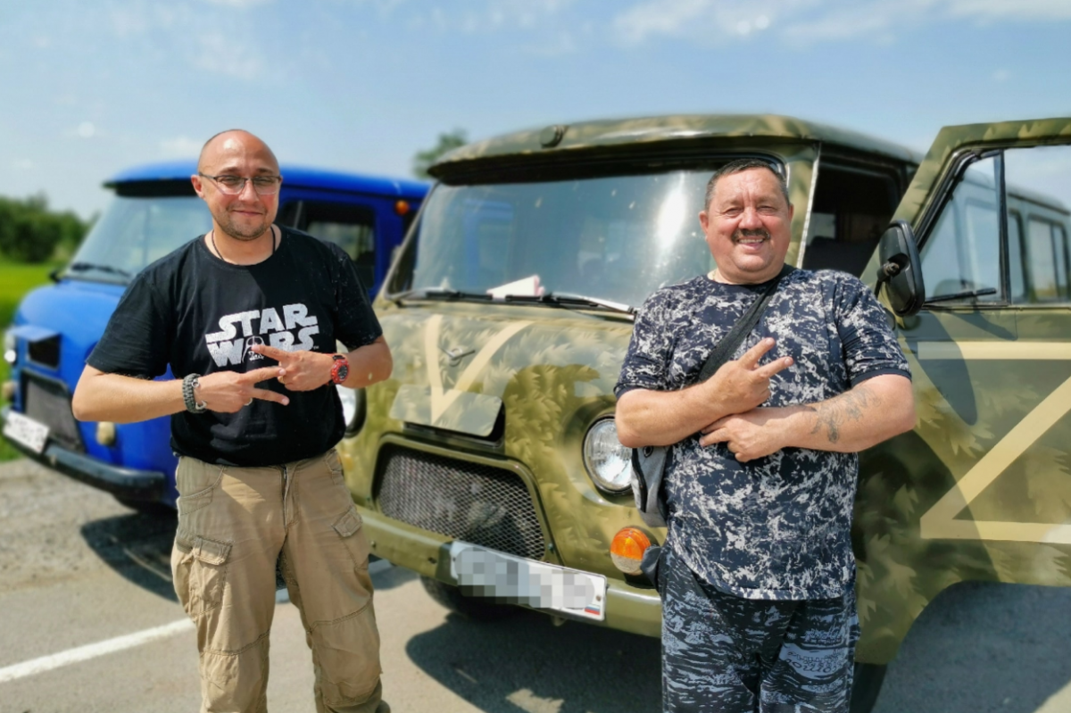    Пенсионер из Новосибирской области отвезёт УАЗ с гумпомощью в зону СВО