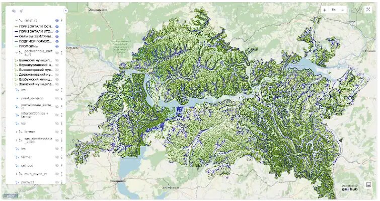 Пространственные данные о Республике Татарстан теперь доступна в режиме одного окна