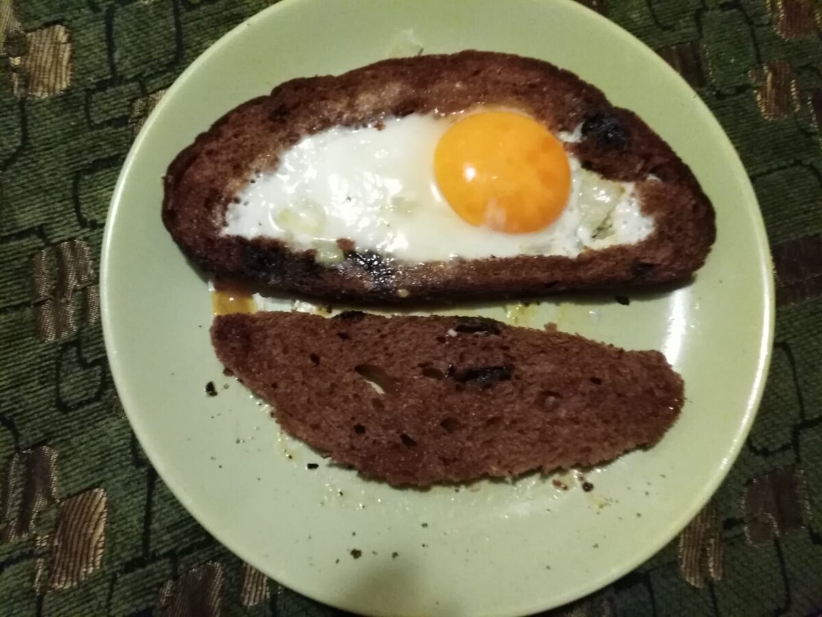 Вот такой у меня сегодня завтрак. 