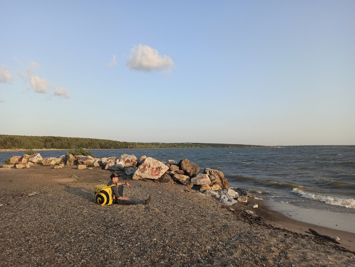 Фото: дикий пляж Академгородка