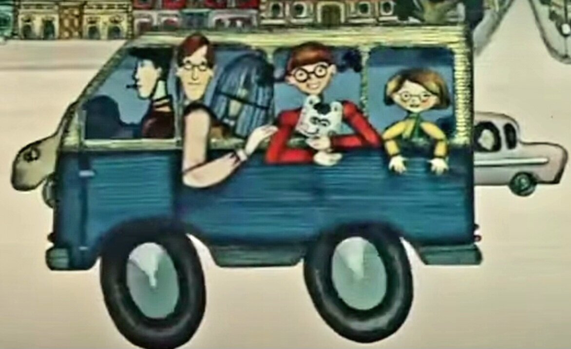Кадр из м/ф "Птичий рынок", 1974 г 