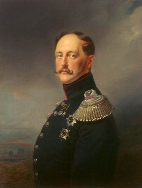 Николай I. Работа Франца Крюгера. Германия, 1852. Холст, масло. Хранится в Эрмитаже, Санкт-Петербург