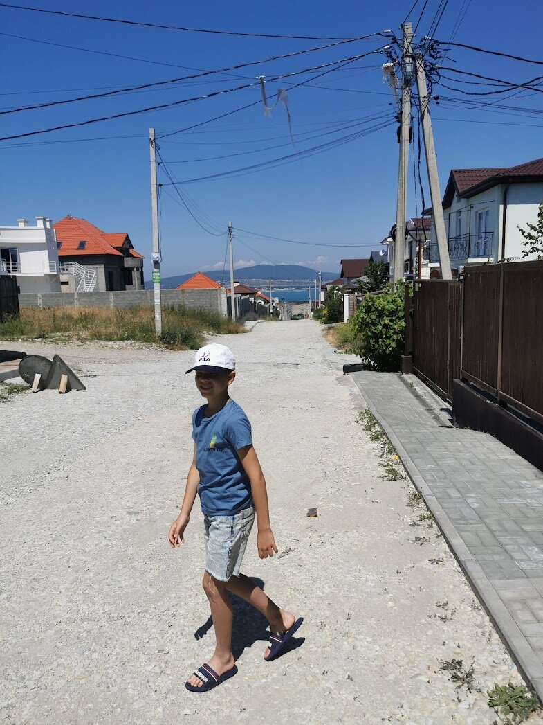 Щебенка и крутой спуск