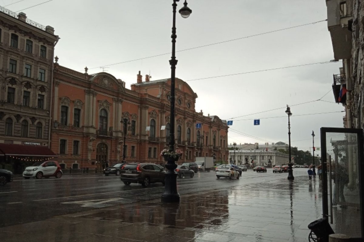    Выделенную полосу для общественного транспорта обустроили на Невском