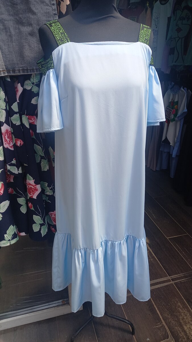 24-115 Садовод,  живое фото платья 