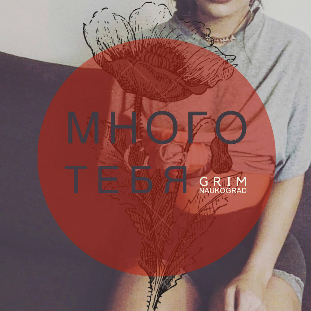 Обложка сингла GRIM Naukograd - Много тебя. Дата релиза 16 июля 2020 года