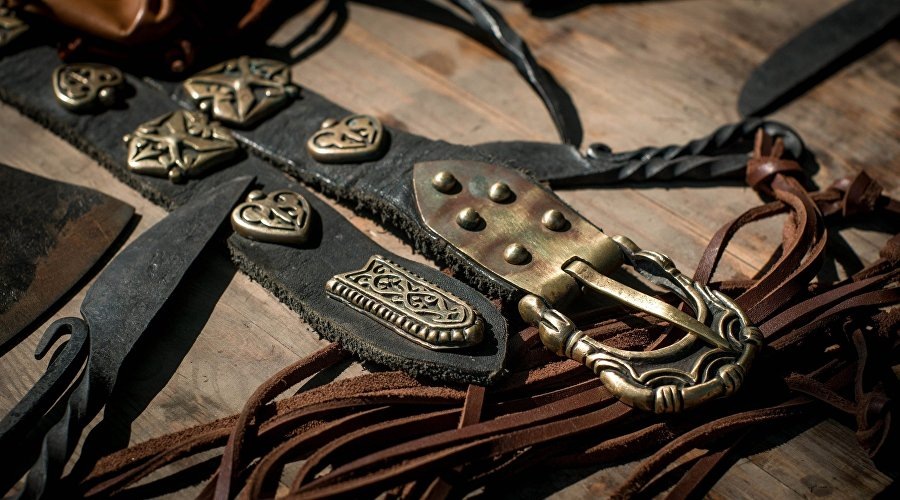 Изделия мастеров из гильдии кузнецов «Наследники Сварога» // Фото: Константин Прищепа