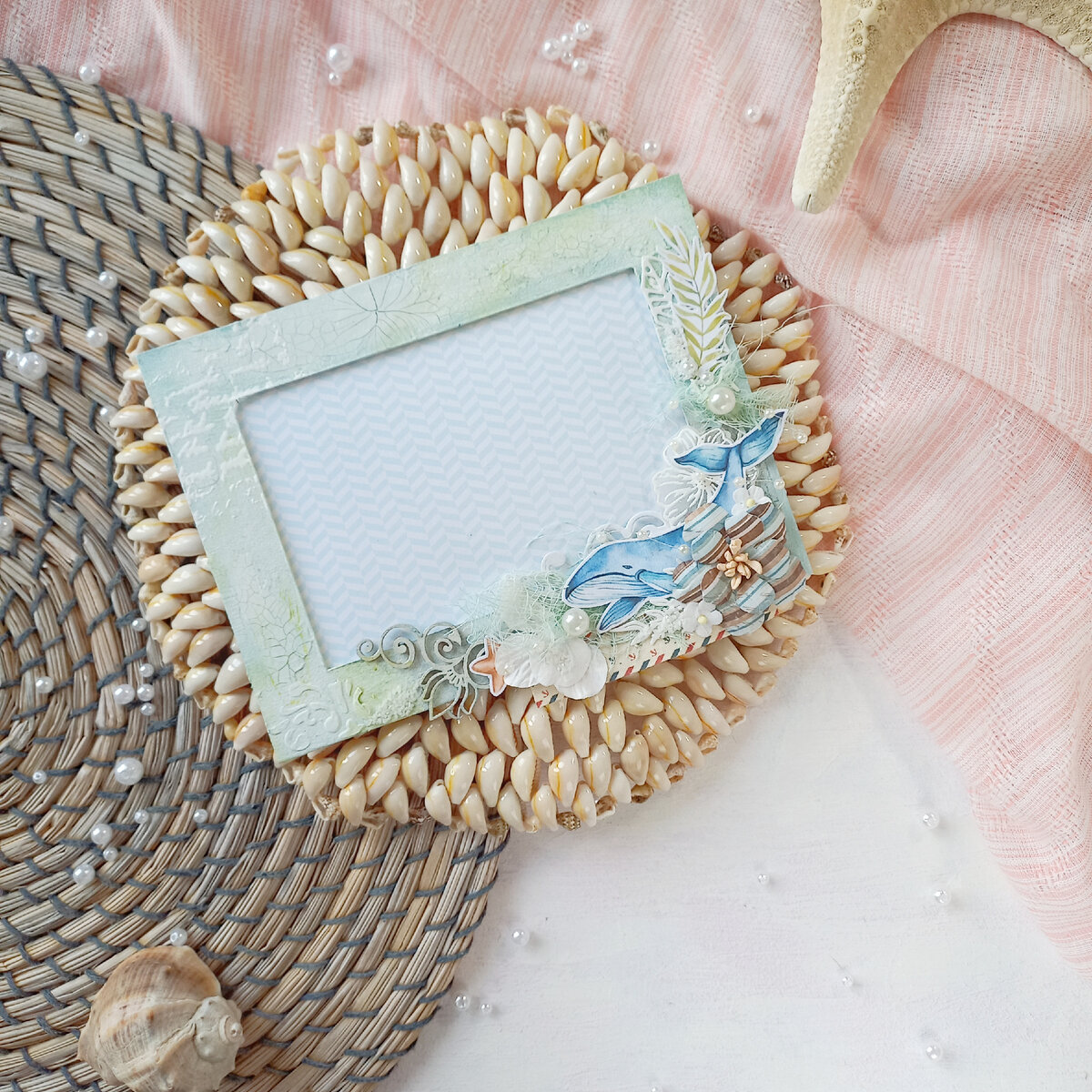 Фоторамка в морском стиле