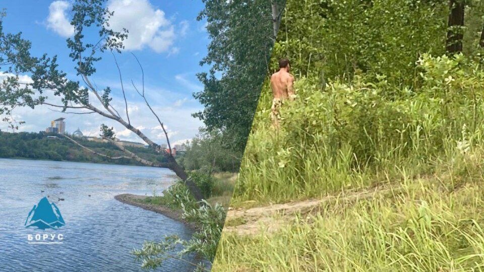     В Красноярске недалеко от пляжа в Татышев-парке жительницы заметили голого мужчину и испугались.