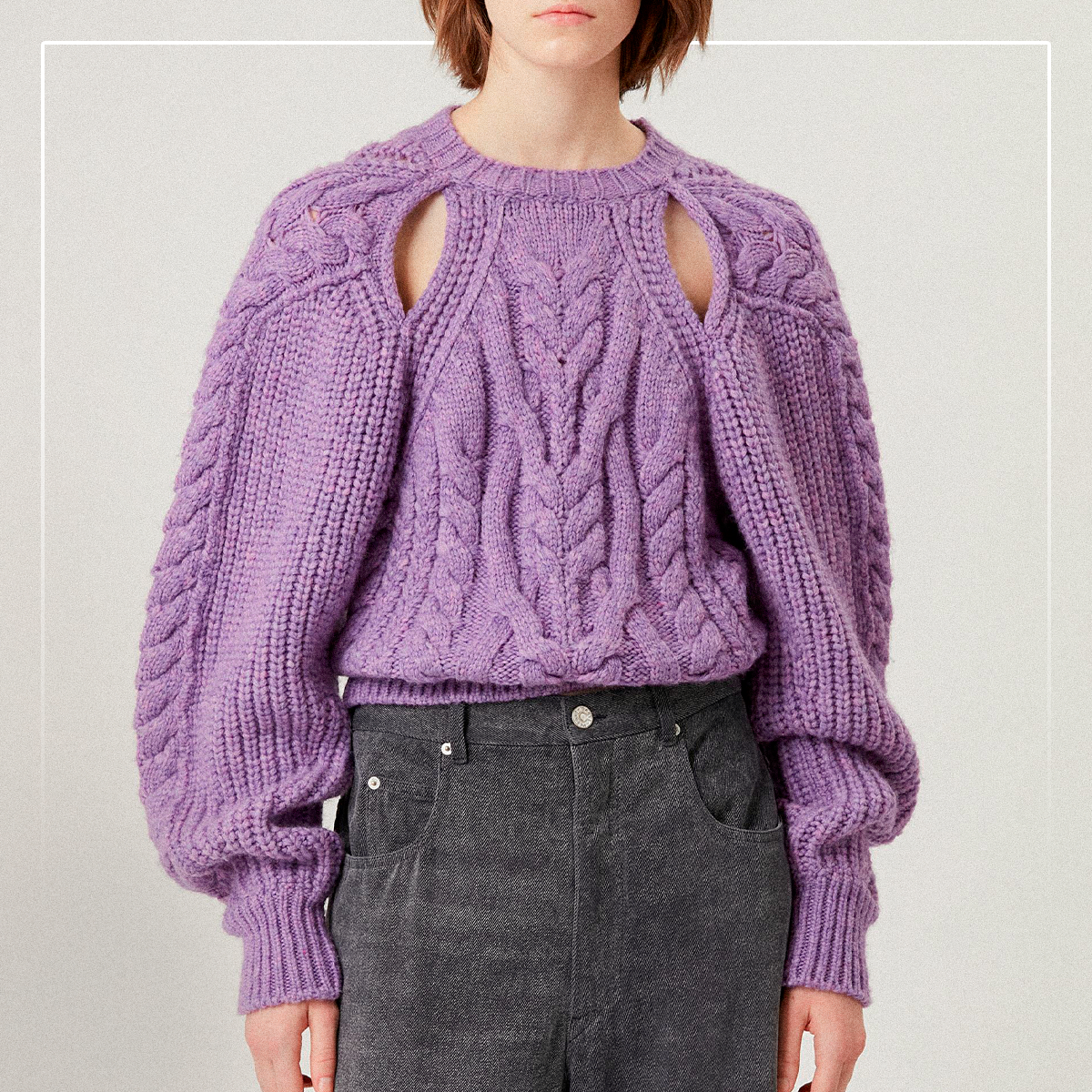 Швы можно идеально вписать в выкройку. На примере джемпера от Изабель Маран