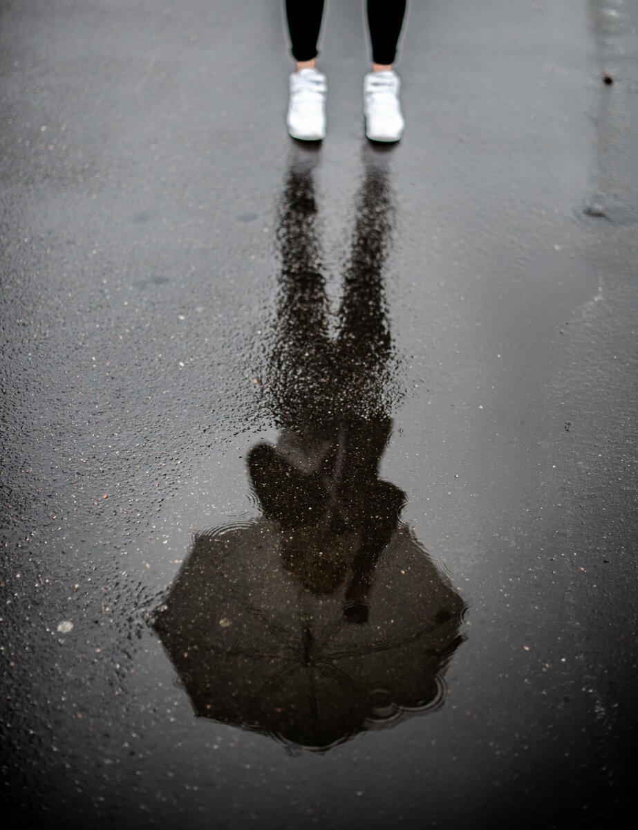 Фото в отражении воды
