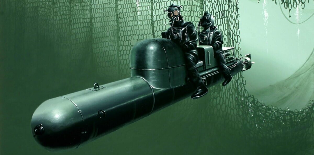 Итальянские подводные пловцы из «отряда Гамма». Фото из открытых источников.