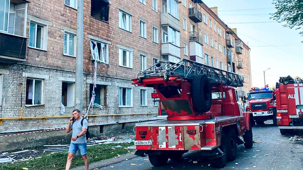 Фото: ГУ МЧС России по Красноярскому краю / ТАСС📷Последствия взрыва бытового газа в доме в Канске