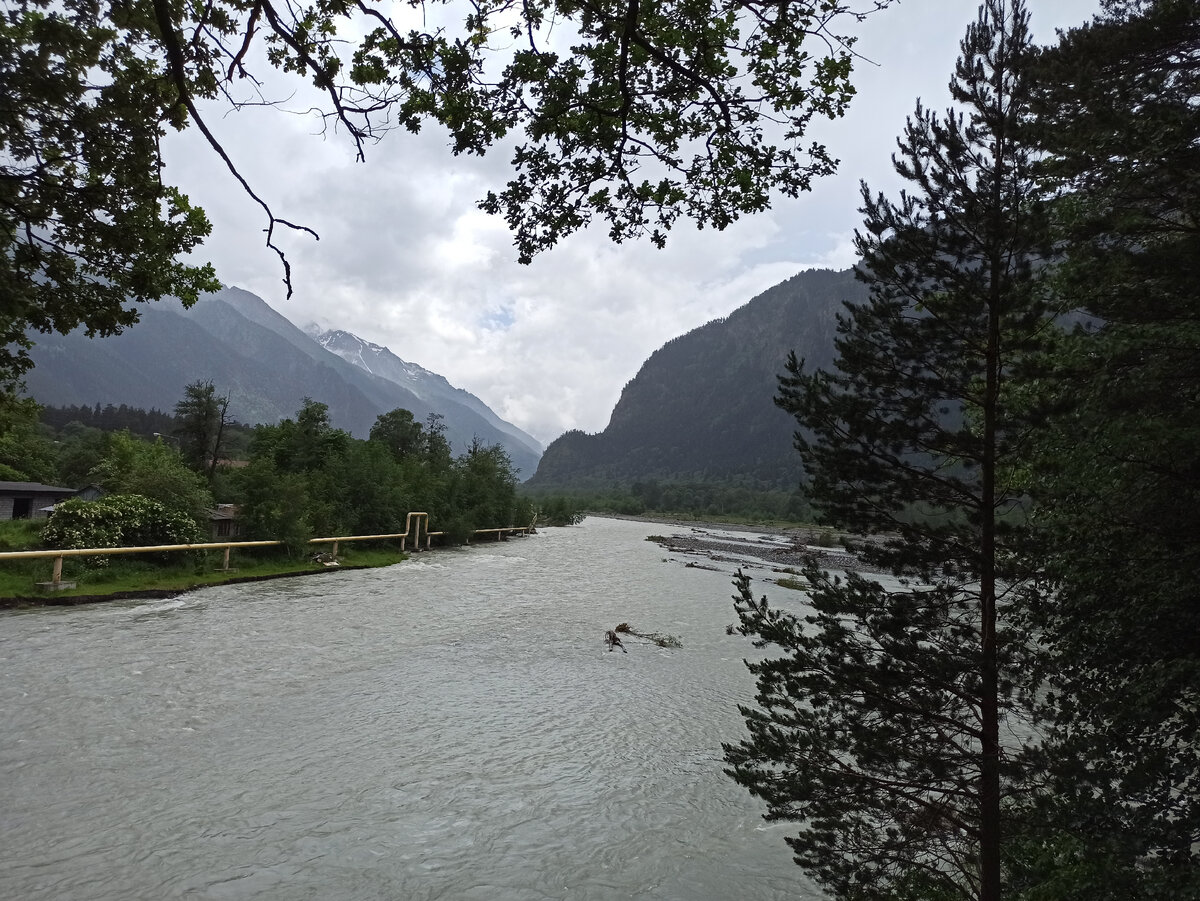 Река Теберда.