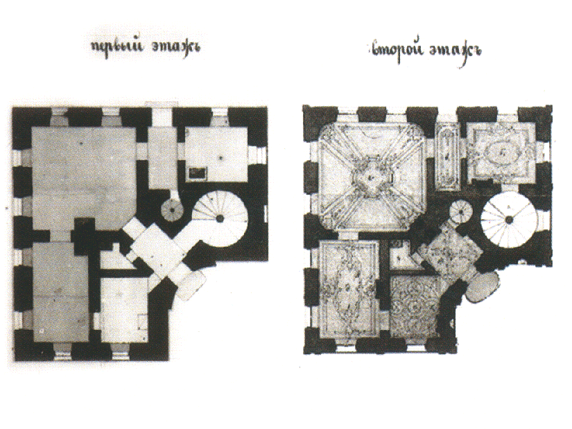 План дворца Петра III