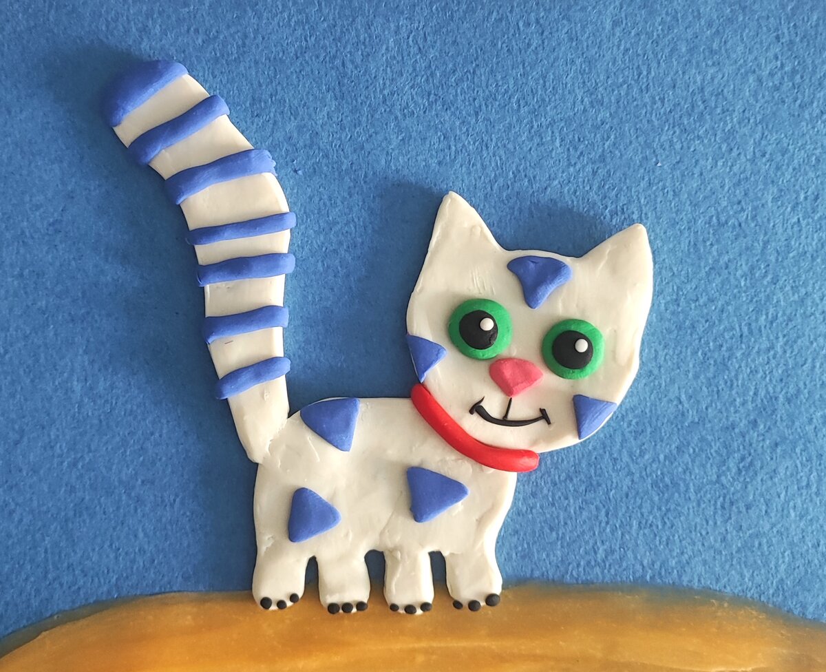 Поделки из пластилина коты воители