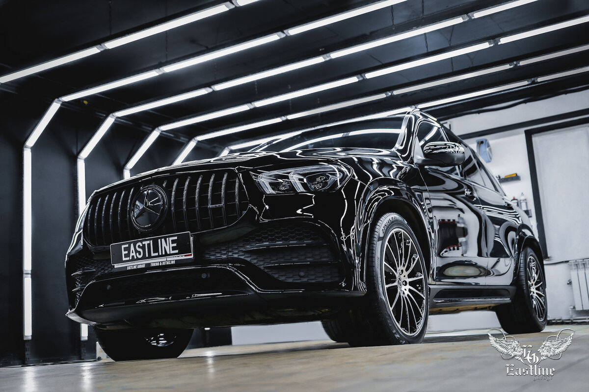 Mercedes-Benz GLE в тюнинг-ателье Eastline Garage. Перетяжка потолка и  итальянскую алькантару | Тюнинг ателье Eastline garage | Дзен