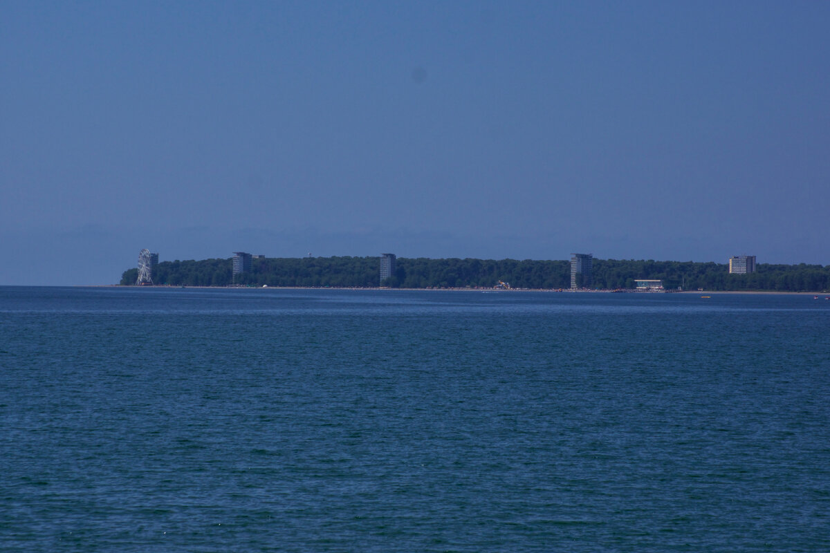 Пицунда. Фото сделано с поселка Лидзава (Лдза)