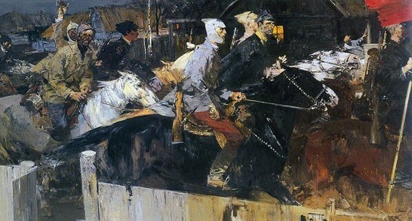 Моисеенко. Красные пришли. 1961.