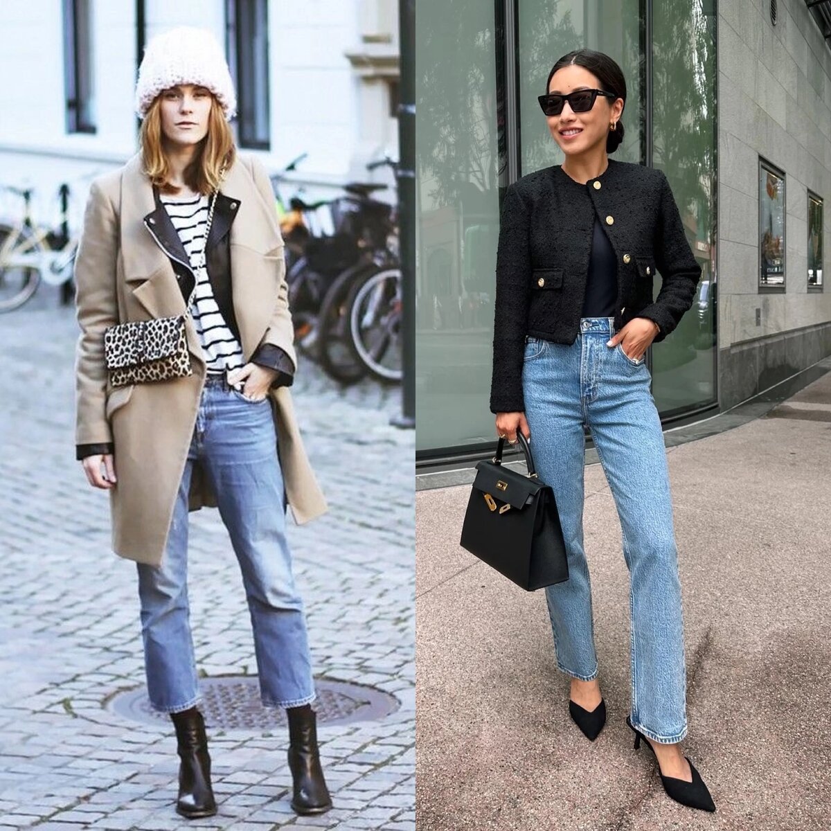 С чем стильно носить джинсовые вещи осенью: 13 самых модных примеров