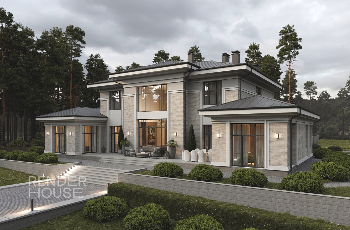 Проект РЕЗИДЕНЦИЯ МЫШКИН, Render House
