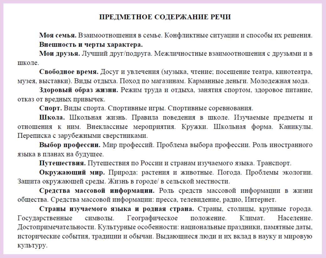 Эссе может быть на одну из этих тем