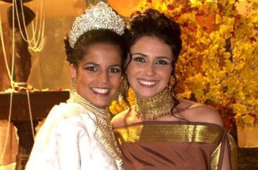 Жади и Рания на свадьбе Рании и Саида. 