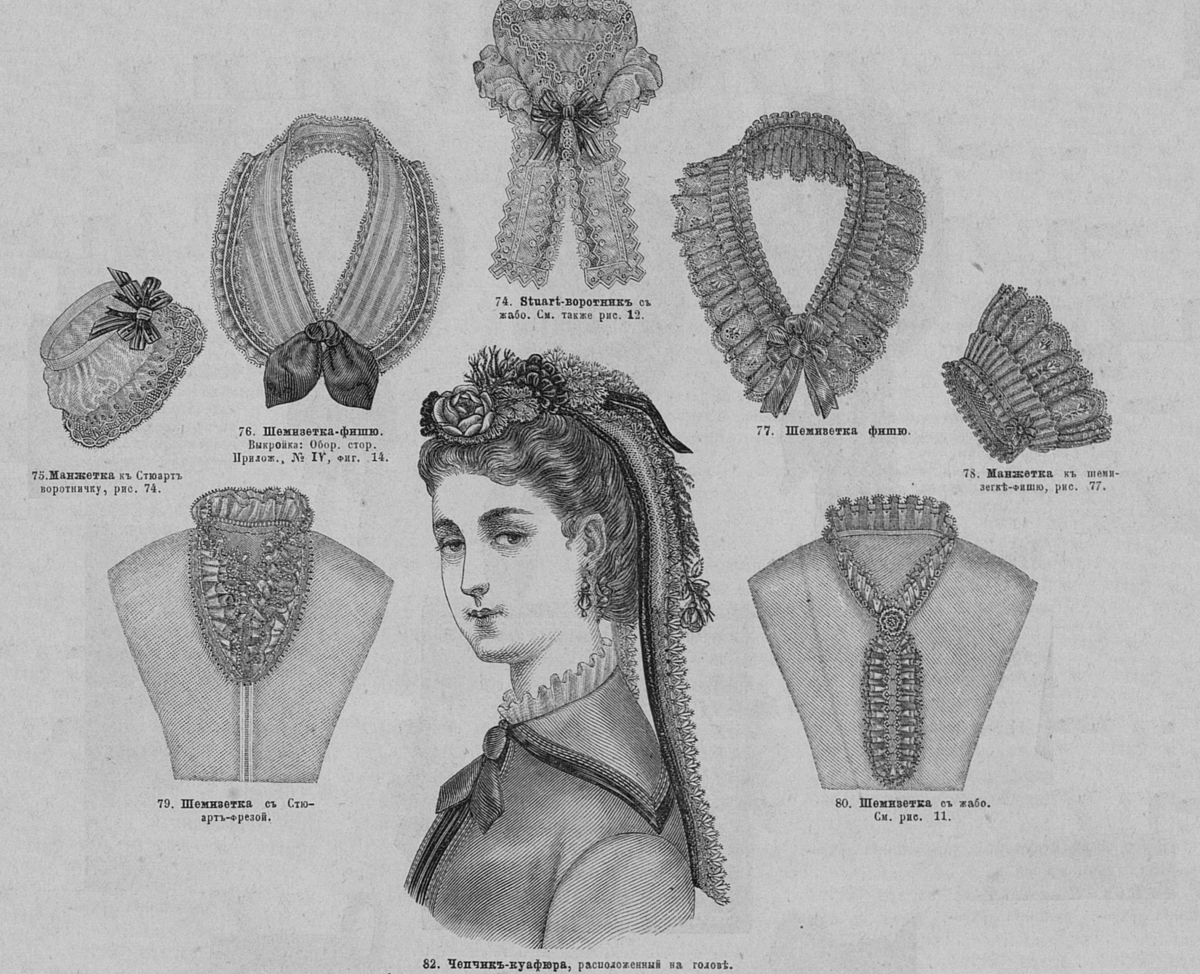 Иллюстрация из журнала "Модный свет", 1869. (с) Из частной коллекции