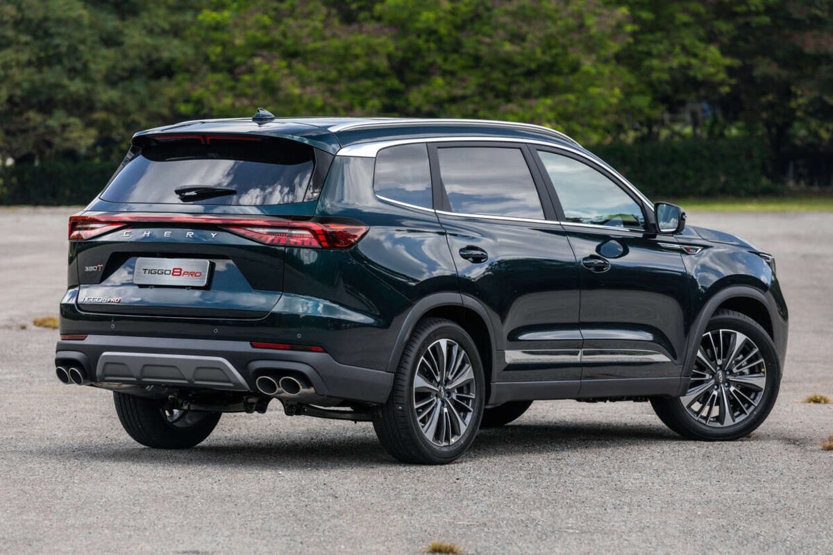 На фото: Обновленный вариант экспортного кроссовера Chery Tiggo 8 Pro Max