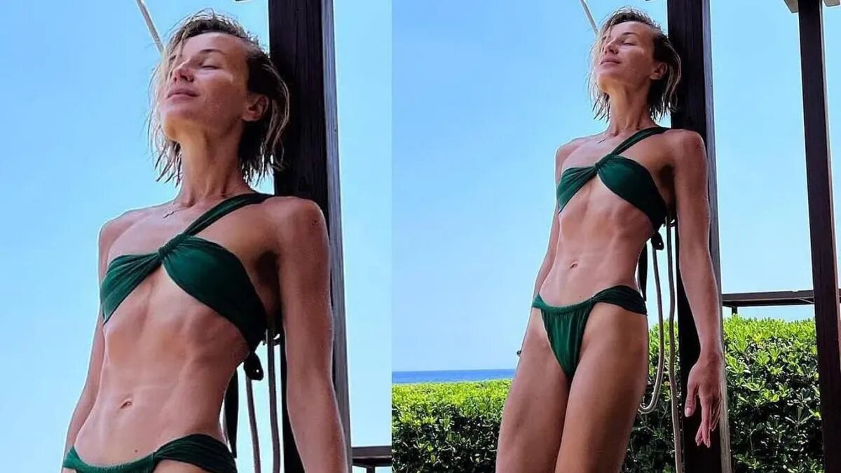 Полина Гагарина занимается йогой